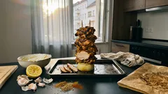 Hähnchen-Döner wie vom Imbiss: so gelingt dir der Mini-Spieß im Ofen